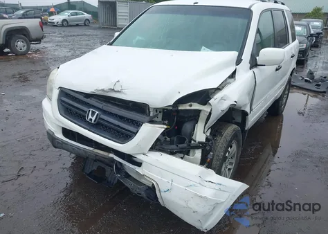 2004 Honda Pilot Ex-L from USA, damaged, VIN 2HKYF18674H621633